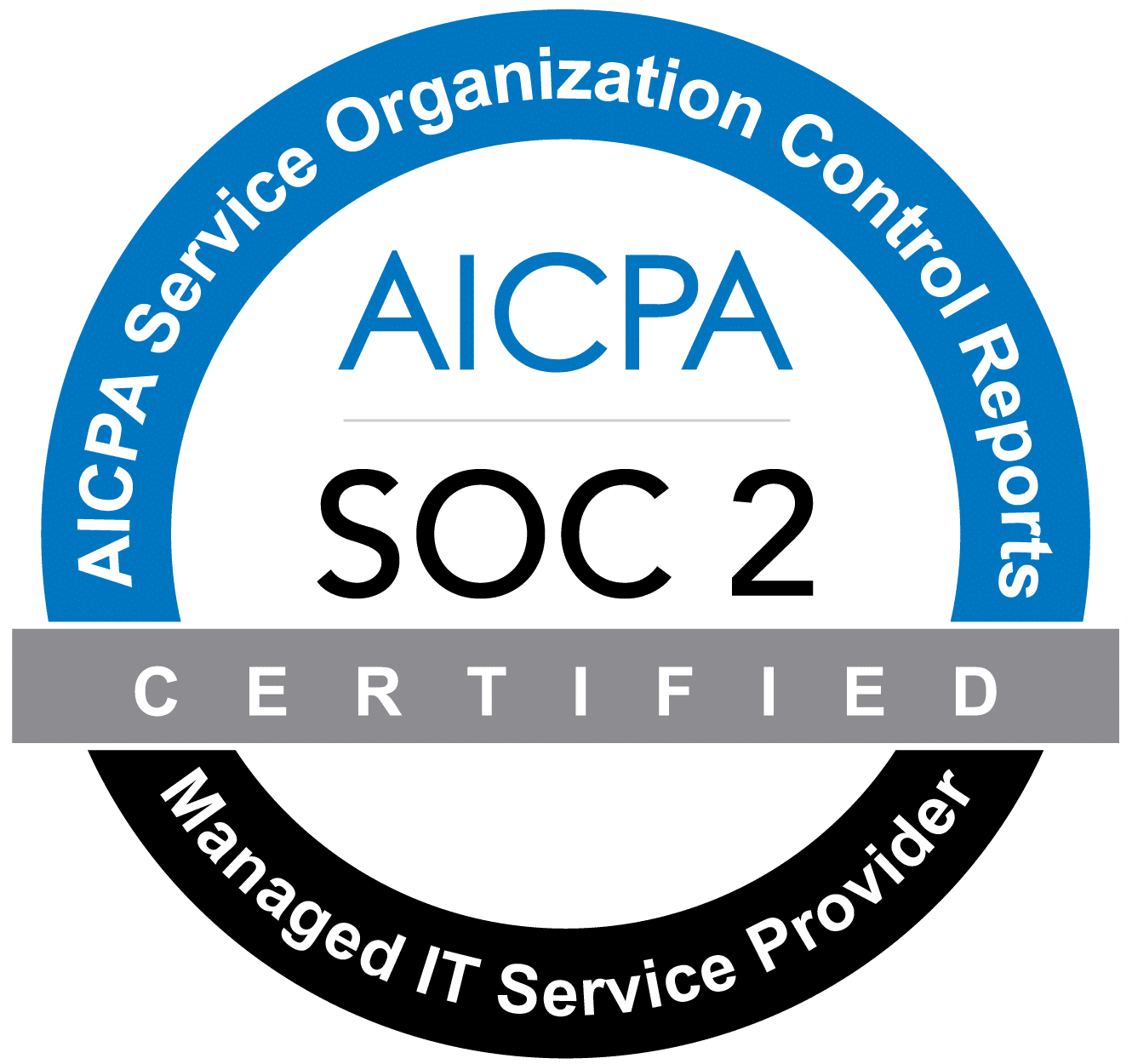 AICPA SOC2 Security Certification Logos